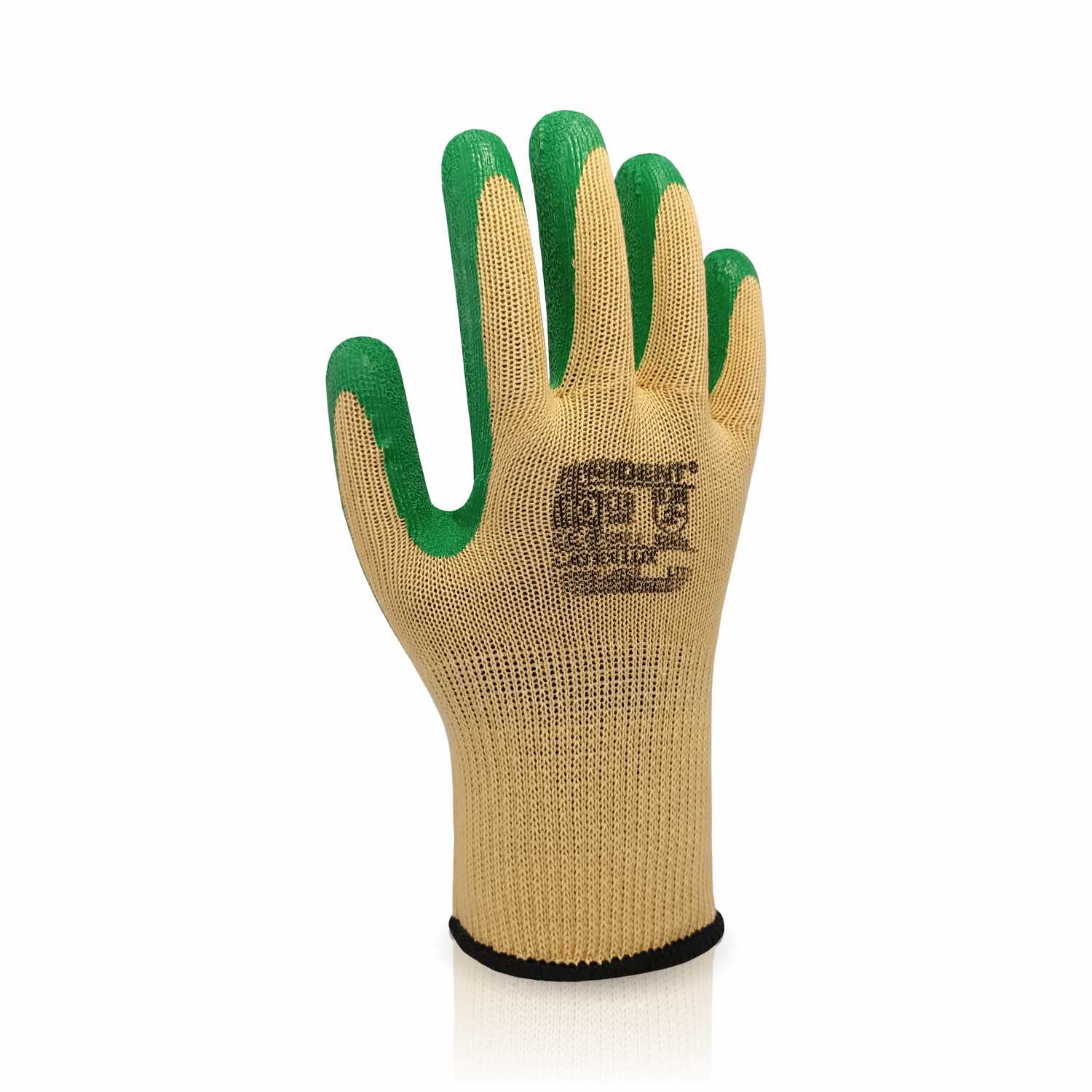 Рукавички трикотажні з рифленим латексним покриттям TRIDENT LATEX LUX арт. 1118